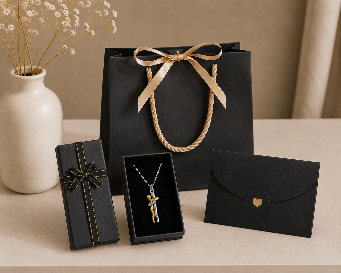 Collier Unis à Jamais & Coffret Prêt à Offrir